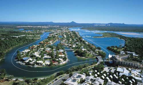 Gondolas of Noosa River Cruise Area